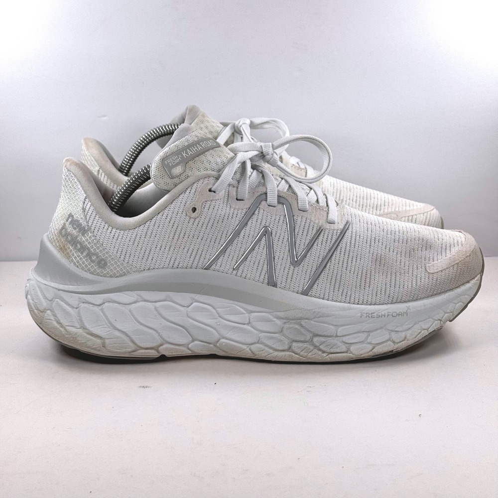 New Balance Fresh Foam Kaiha Road White Silver Running Shoes WKAIRCW1 Mens‎ 9.5